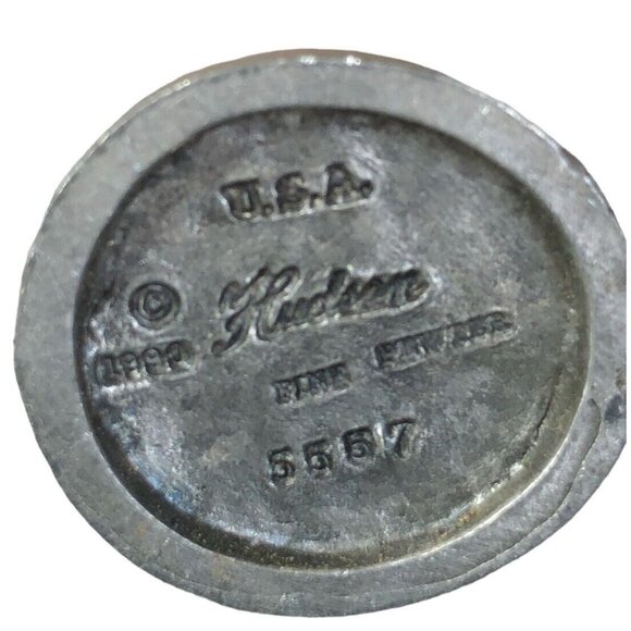 Hudson Fine Pewter Fishing Sea Captain Ahab Miniature Nautical Figurine Vintage - Picture 7 of 16